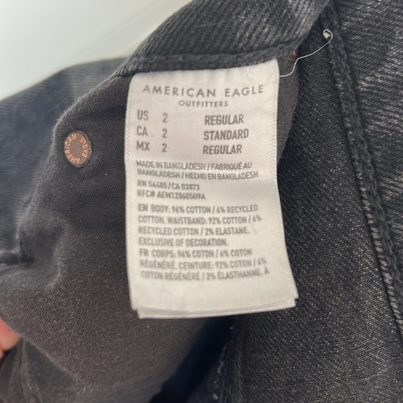 American Eagle 90’s bootcut ripped size 2 - Picture 5 of 5